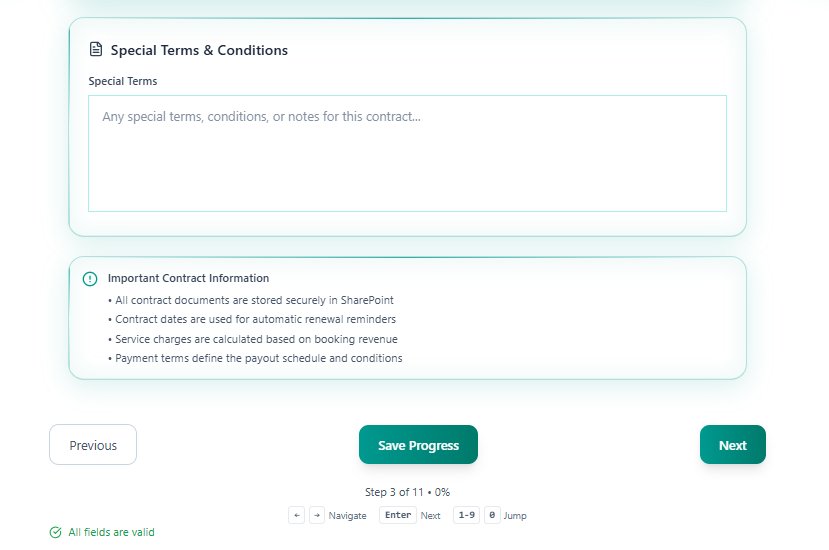 OBV Step 3 — Contractual Details form - Part 3