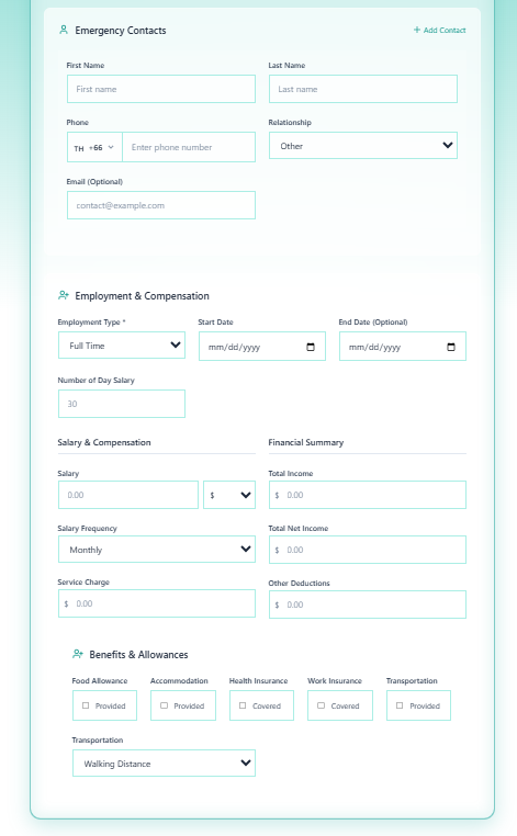 OBV Step 7 — Staff Configuration form - Part 2